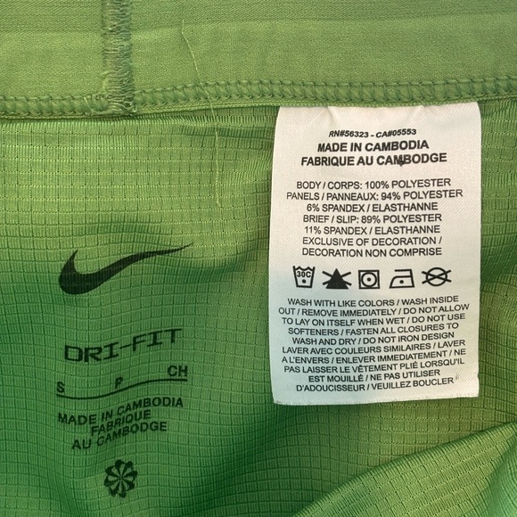 Nike Lime Green Athletic Shorts Small - Picture 5 of 5